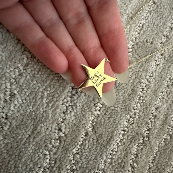 Melinda Maria Gold Star Charm Necklace - Picture 2 of 3